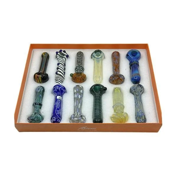 5" Apex Premium Hand Pipes (HPD-503) - Display of 12 (MSRP $29.99 Each)
