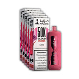 Mazaya Cloud Aura 50K Puffs Disposable Hookah Vape - Display of 5 (MSRP $19.99)