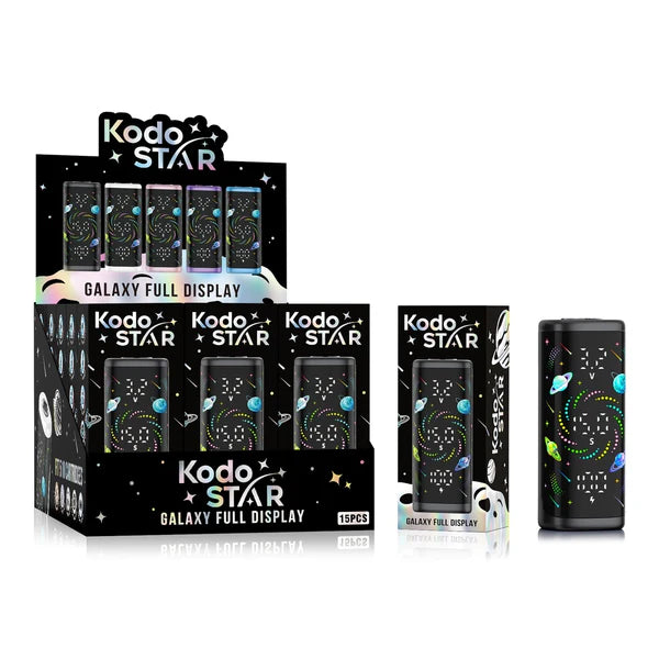 Yocan Kodo Star Galaxy 510 Cartridge Battery - Display of 12