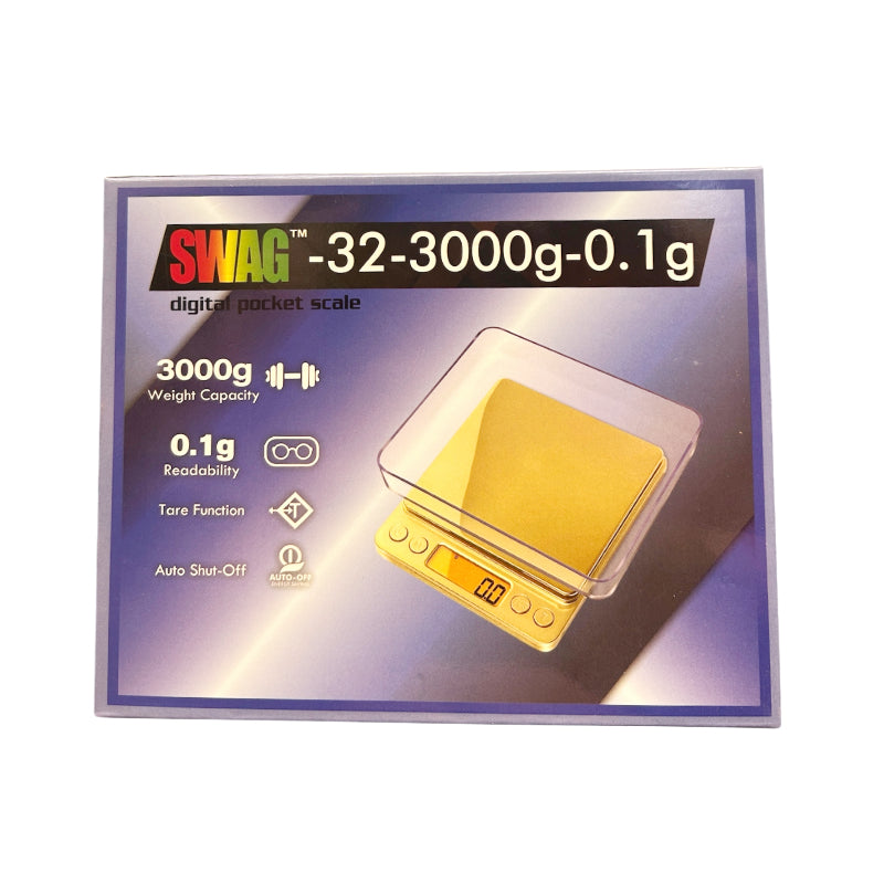 SWAG Digital Pocket Scale - 32 - 3000g x 0.1g (MSRP $23.99)