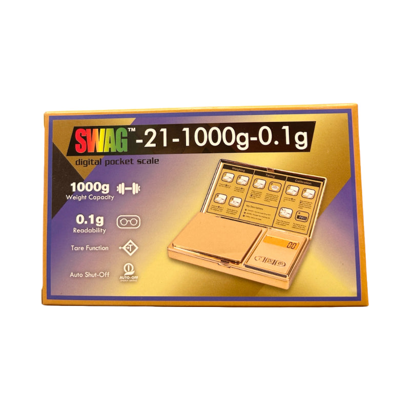 SWAG Digital Pocket Scale - 21 - 1000g x 0.1g (MSRP $19.99)