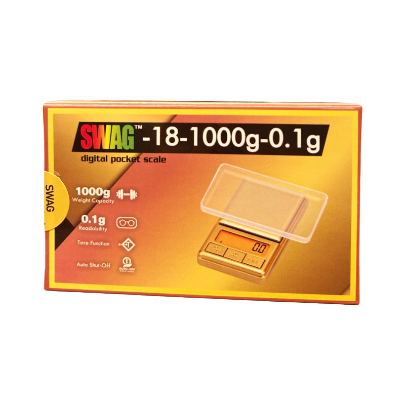 SWAG Digital Pocket Scale - 18 - 1000g x 0.1g (MSRP $9.99)