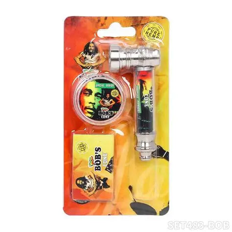 Pure Hemp Bob's Metal Pipe - Display of 24