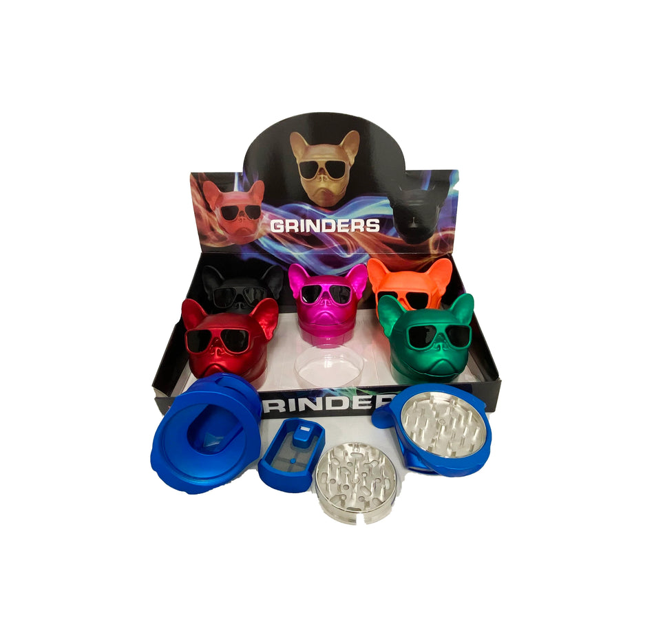 Crushers Grinder Dog Shape - Display of 6 (GR1600)