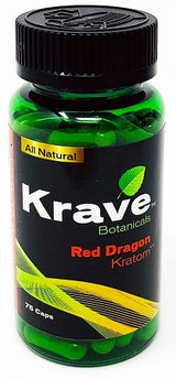 Krave Kratom 75ct Capsules (MSRP $24.99)