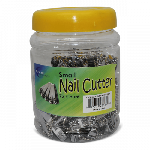Care Small Nail Cutter Jar of 72 Count