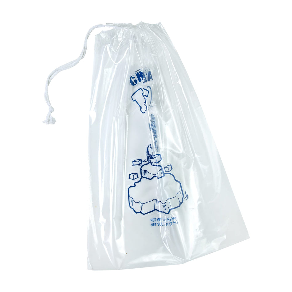 Ice Bags Empty 12X18 W/ Draw Strings 8lb - 400ct