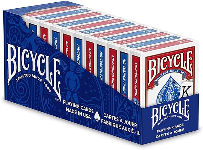 Bicycle Poker Size Jumbo Index Playing Cards 12ct