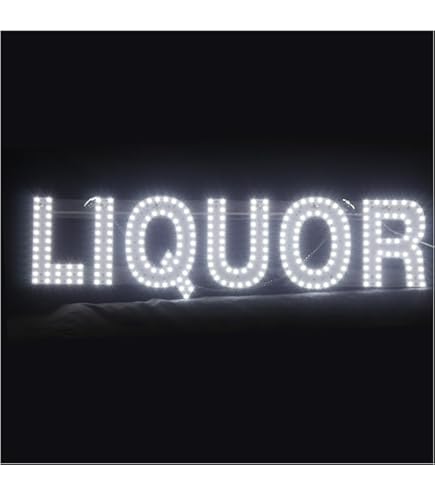 Liquor LED Neon Sign (30" x 8")