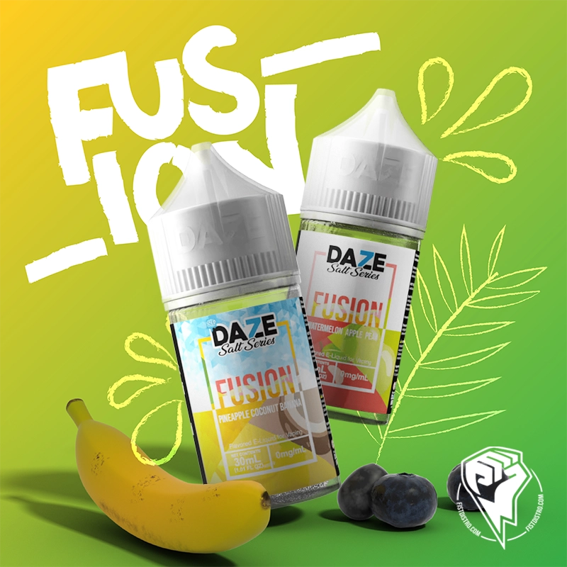 7 Daze Fusion Nicotine Salt Series E-Liquid 30mL (MSRP $19.99)