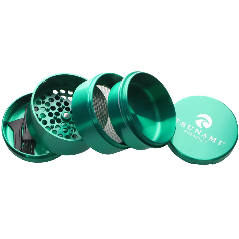 Tsunami Dry Herb Grinder Micro Rounded Teeth - 63mm