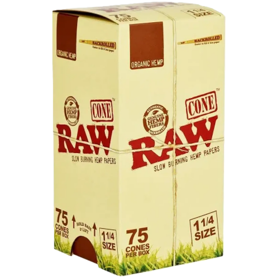 Raw Organic Hemp Cones 1 1/4 - 75ct