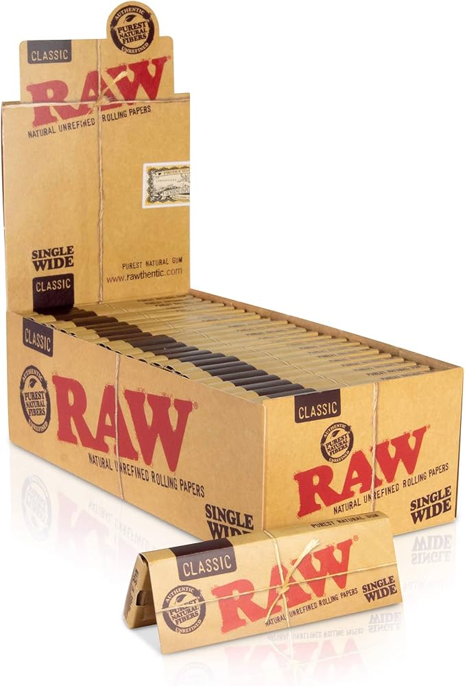 RAW Classic Papers Single Wide - Display of 25