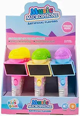 Kids Boom Musical Microphone Candy - Display of 12 (MSRP $5.99 Each)