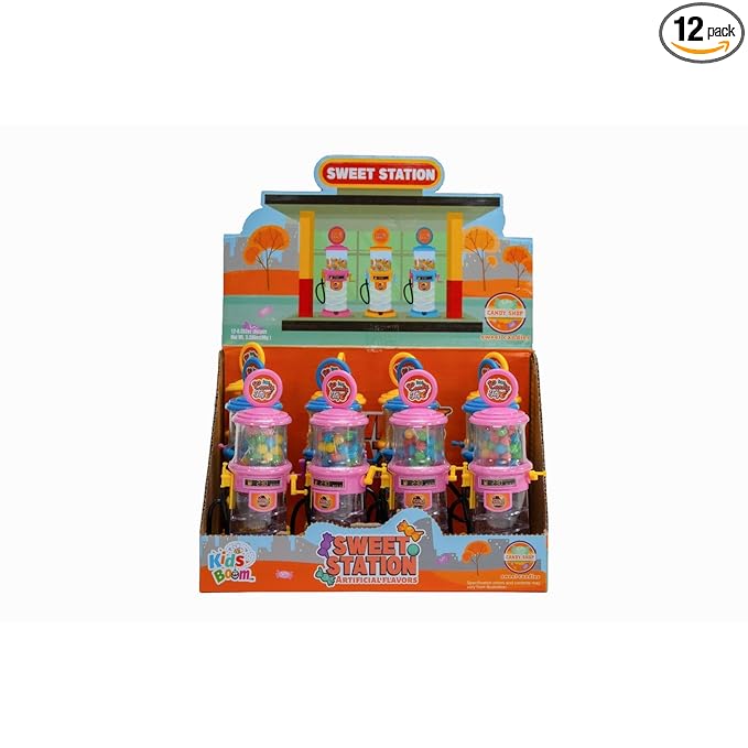 Kids Boom Sweet Station Candy - Display of 12 (MSRP $5.99 Each)