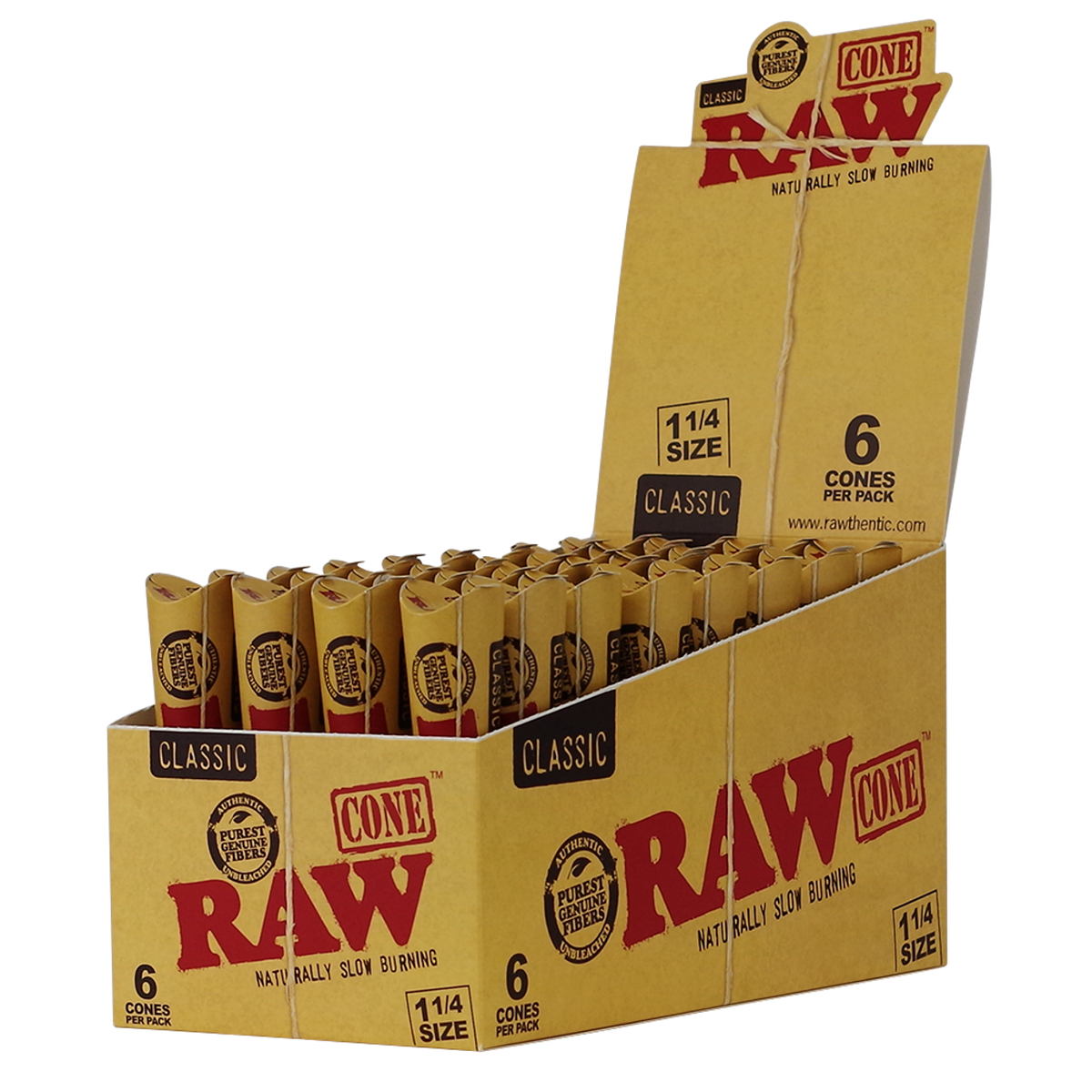 RAW Classic Cones 1 1/4 - Display of 32