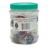 14mm IDGAF Male Bowl - Jar of 25 (MSRP $14.99 Each)