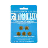 7 Hydro Maxx 7-Hydroxy 20mg Kratom Tablets - 5 Pack/Display of 10 Packs (MSRP $29.99 Each)