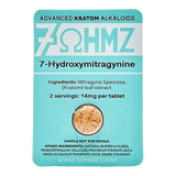 7OHMZ 7-Hydroxy Advanced Kratom Alkaloids 14mg Tablets - Display of 20 (MSRP $19.99 - $39.99 Each)