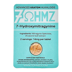 7OHMZ 7-Hydroxy Advanced Kratom Alkaloids - Display of 20 (MSRP $19.99 - $39.99 Each)