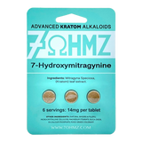 7OHMZ 7-Hydroxy Advanced Kratom Alkaloids 14mg Tablets - Display of 20 (MSRP $19.99 - $39.99 Each)