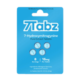 7Tabz 7-Hydroxymitragynine Pure Extract 15mg Tablets - 4 Pack/Display of 10 (MSRP $29.99 Each)