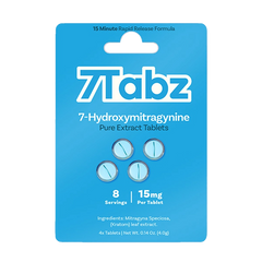 7Tabz 7-Hydroxymitragynine Pure Extract 15mg Tablets - 4 Pack/Display of 10 (MSRP $29.99 Each)