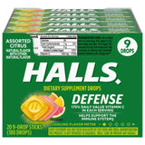 Halls Cough Drops 20 9pk Sticks