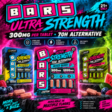 Bars Ultra Strength 7OH Alternative Tablets 300mg - Pack of 4 / Display of 10