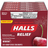 Halls Cough Drops 20 9pk Sticks