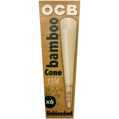 OCB Bamboo Cones 1 1/4 Size 6 Pack - Display of 32