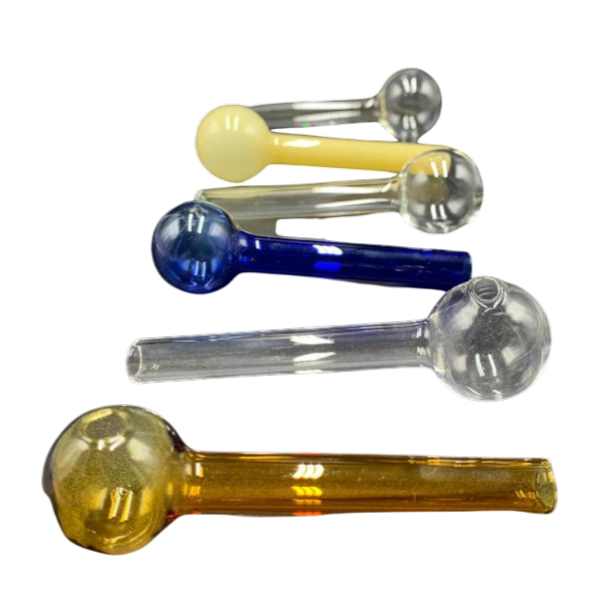 Oil Filled Glass Hand Pipe - Jar of 25 (MSRP $8.99 Each)