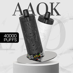 AAOK AK40000 40K Puffs 30mL DTL Disposable Vape - Display of 10 (MSRP $24.99 Each)