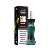 Al Fakher Crown Bar 60K E-Hose X 50mL Disposable Hookah Vape - Display of 5
