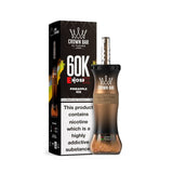 Al Fakher Crown Bar 60K E-Hose X 50mL Disposable Hookah Vape - Display of 5