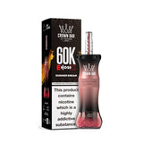 Al Fakher Crown Bar 60K E-Hose X 50mL Disposable Hookah Vape - Display of 5