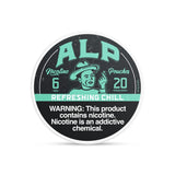 ALP Nicotine Pouches - 20 Pouches Per Can / Sleeve of 5 Cans (MSRP $5.99 Each)
