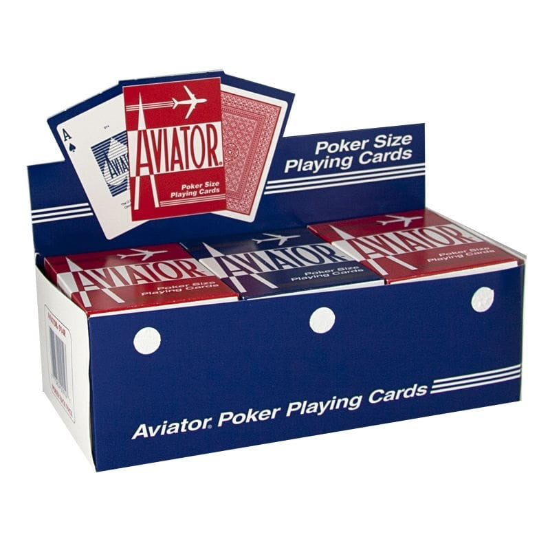 Aviator Poker Size Playing Cards 12ct