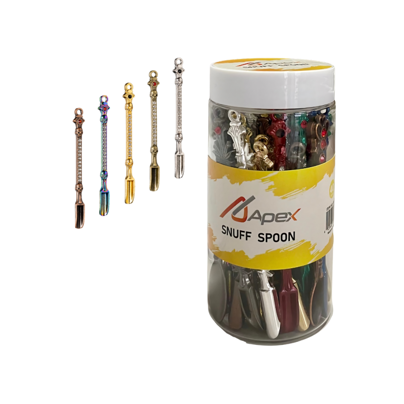 Apex Snuff Spoon Metal Dabbers - Jar of 32 – Fist Distro