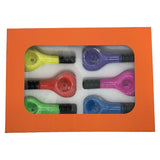 Apex 4 Inch Fancy Bulb Hand Pipe 6ct Display