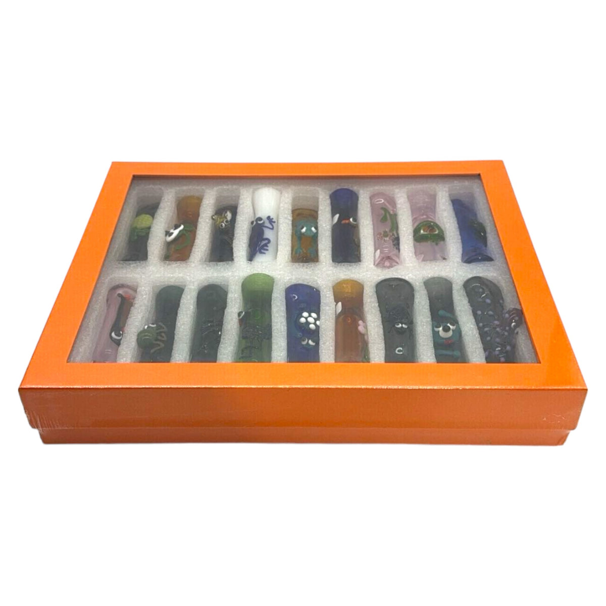 Apex Fancy Premium Glass Chillum 18ct Display