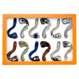 Apex Sherlock Premium Glass Hand Pipe 12ct Display