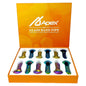Apex 4 Inch Assorted Color Glass Hand Pipe 12ct Display