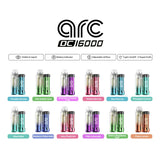 ARC DC 16000 Puffs Disposable Vape - Display of 5 (MSRP $19.99 Each)
