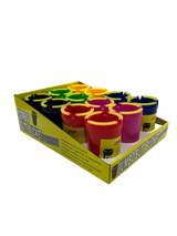 Assorted Glow In The Dark Bucket Ashtray 12CT Display (MSRP $7.99ea)