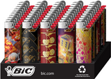 Bic Lighter Casino Holographic - Display of 50