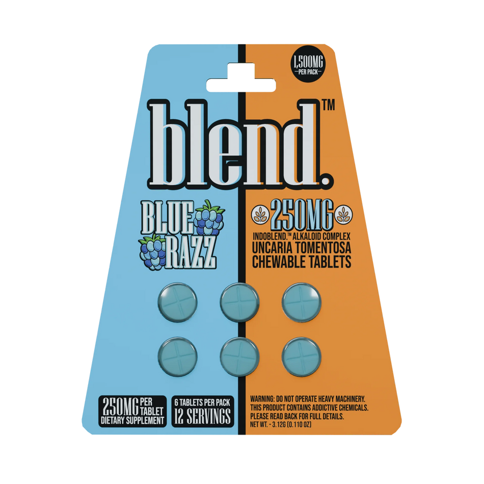Blend Alkaloid Cat's Claw Tablets 250mg - 6 Pack / Display of 5