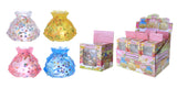 Moneybag Glitter gem Squishy - Display of 12