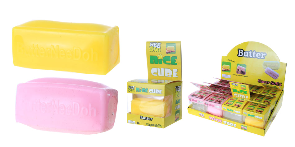 NeeDoh Butter Squishy - Display of 12