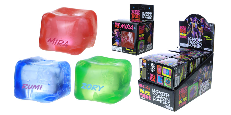 NeeDoh KPOP Demon Hunters Squishy - Display of 12